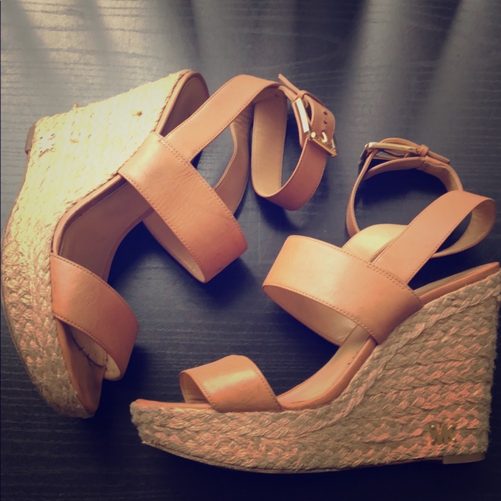Michael Kors Nude Wedges